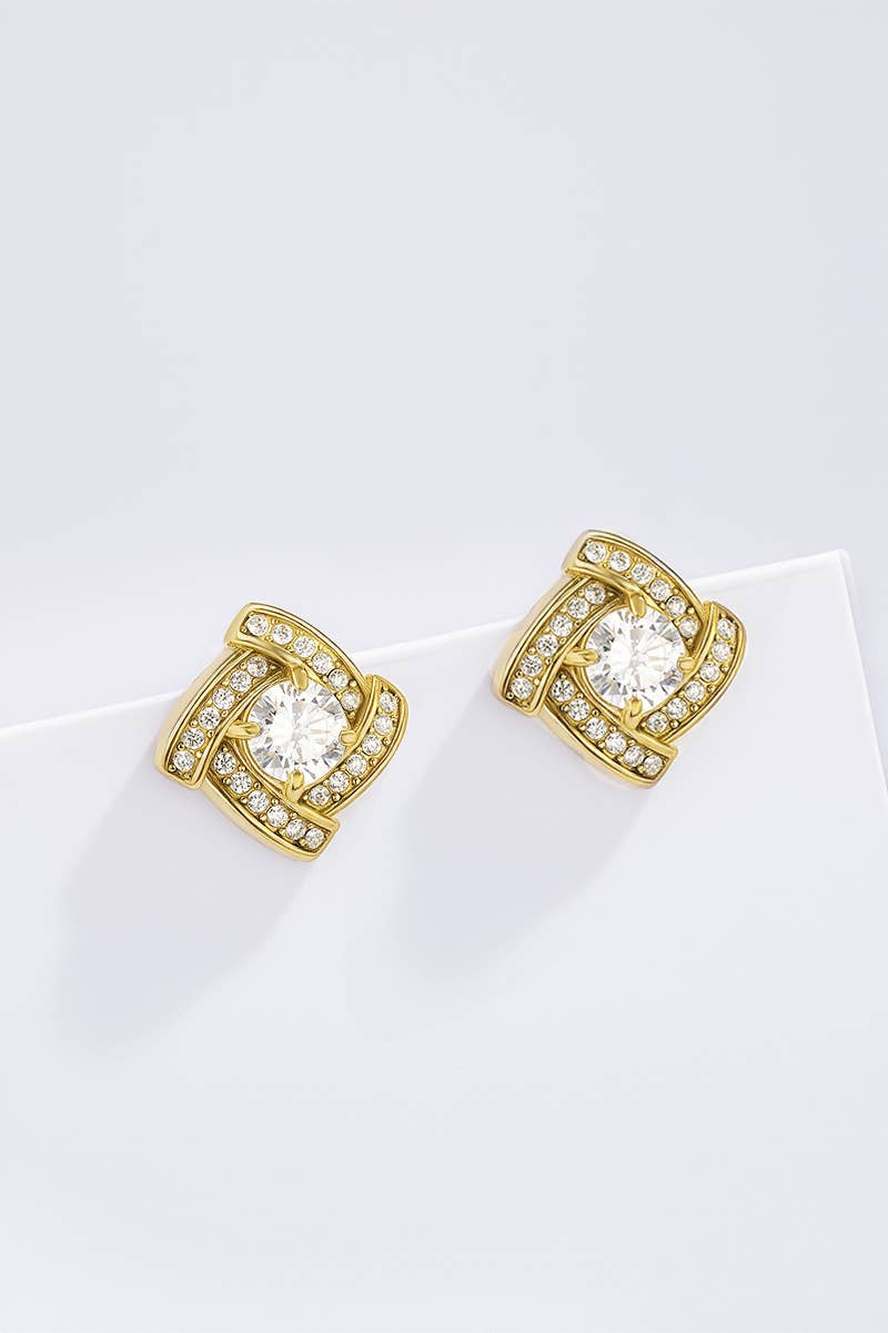 Stainless steel earrings 124RX215