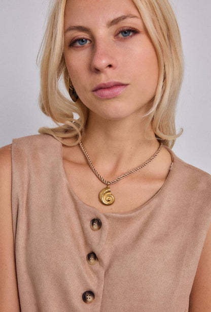 Stainless steel necklace 224AQ169