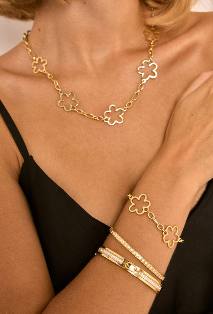 Stainless steel bracelet 324AQ319