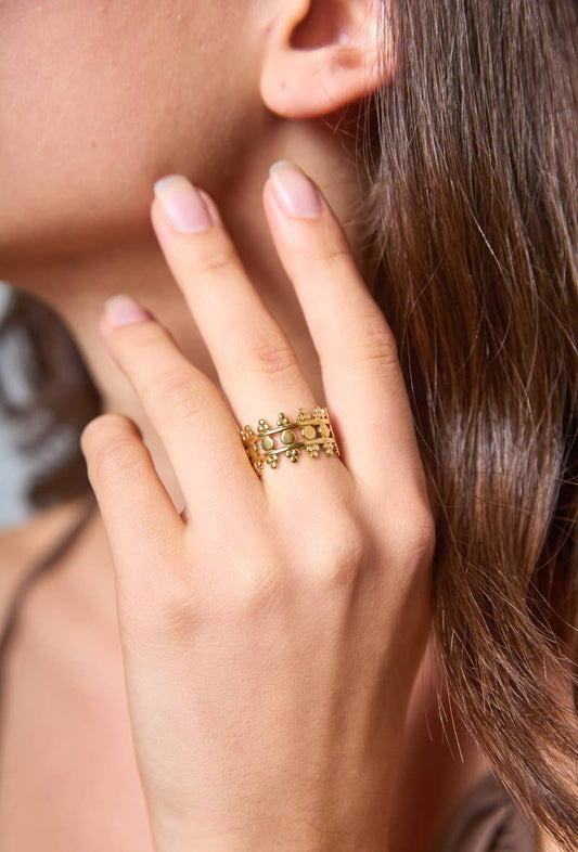 Bague en acier inoxydable 424YC76