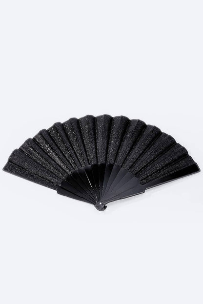 Éventail pailleté coloré 23cm SZ006