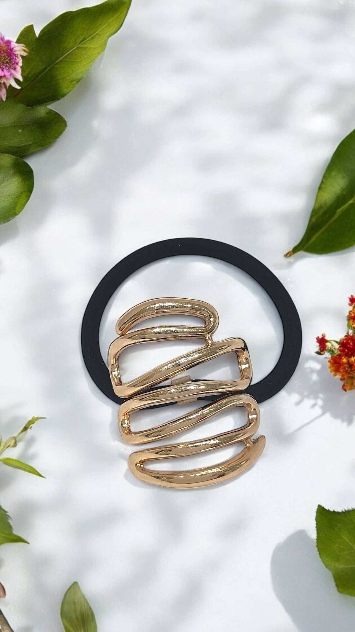 ST49 metal hair scrunchie