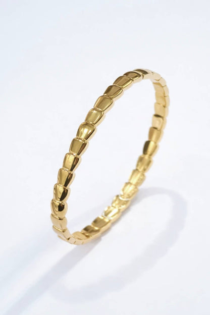 Bracelet jonc en acier inoxydable 324AQ284K