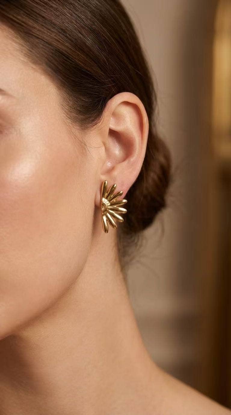 Stainless steel earrings 124RX260