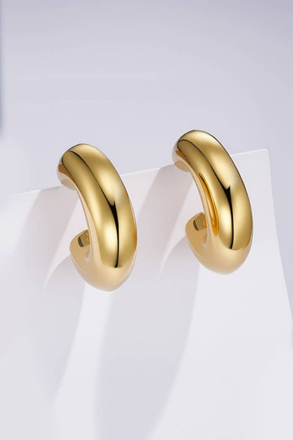 Boucles d'oreilles en acier inoxydable 124RX285