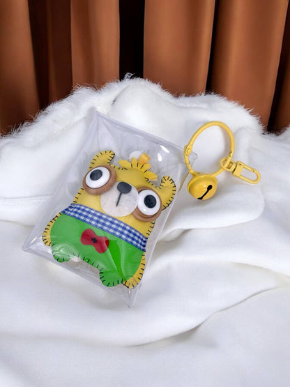 Porte-clé peluche avec clochette JSG16