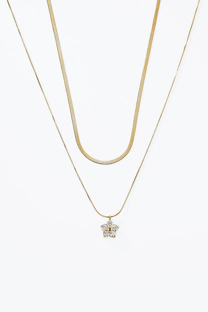 Stainless steel chain necklace 224AQ236