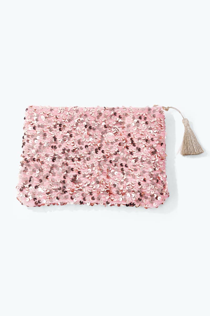 Sequin makeup bag CY46