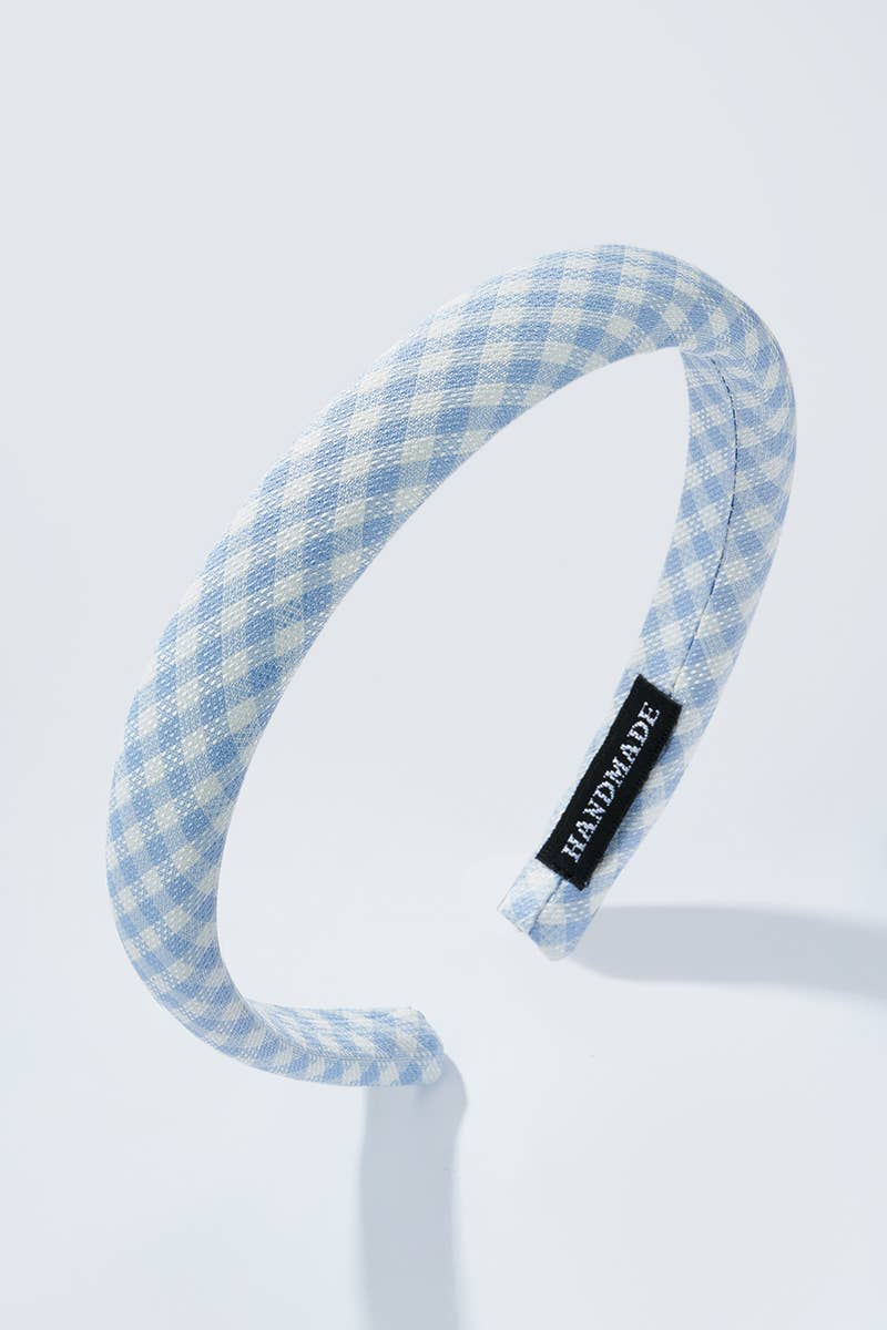 Gingham headband ST302