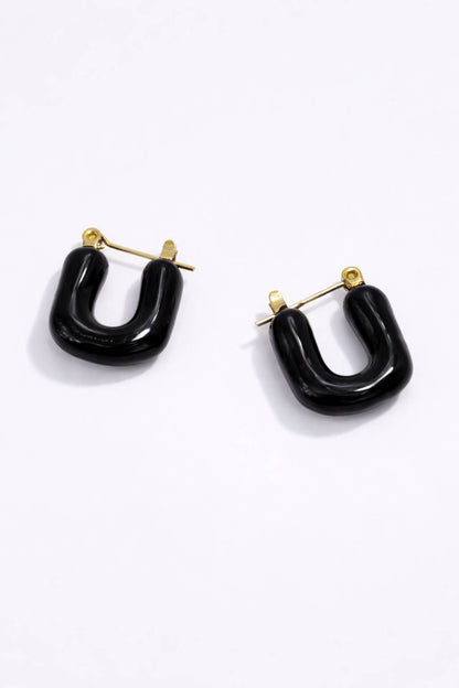 Boucles d'oreille créoles en acier inoxydable 1241A100N103N
