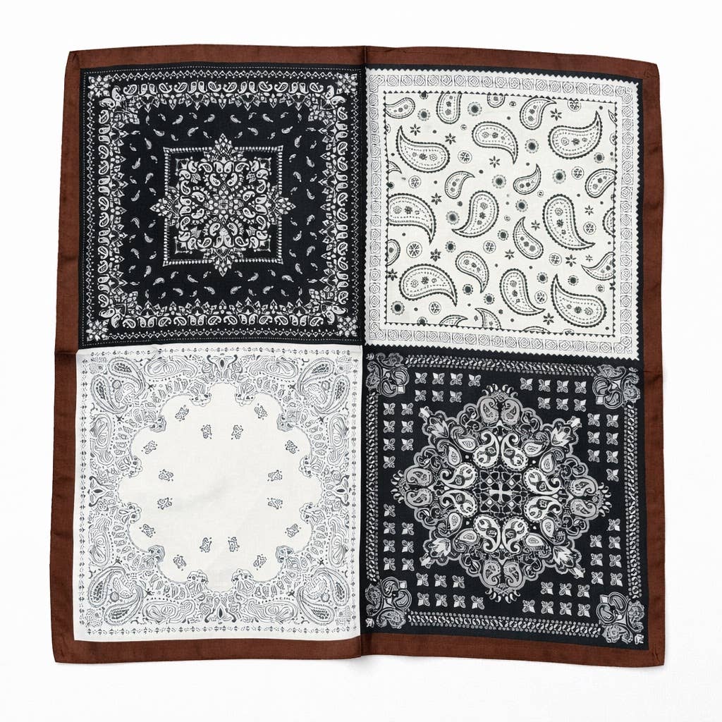 Foulard à motif 65 X 65 CM FL393DF