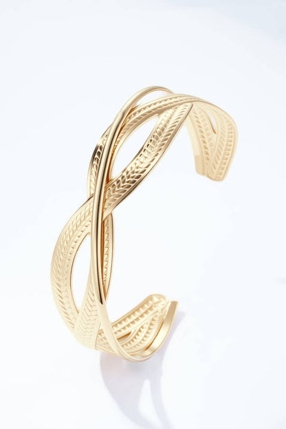 Stainless steel bangle bracelet 324RX109