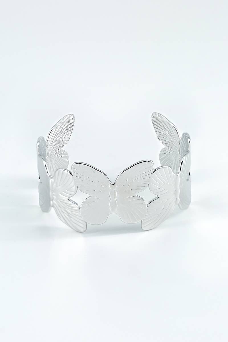 324AQ114 stainless steel bangle
