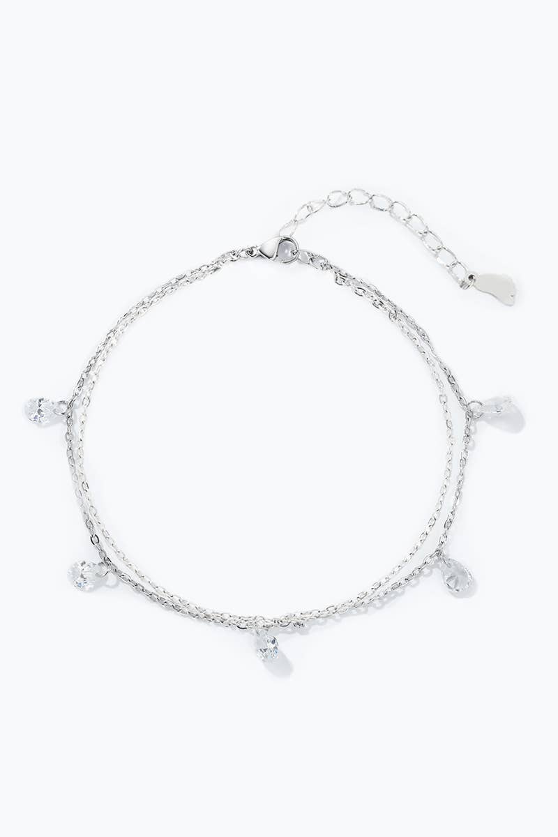 Stainless steel ankle chains 624AQ77
