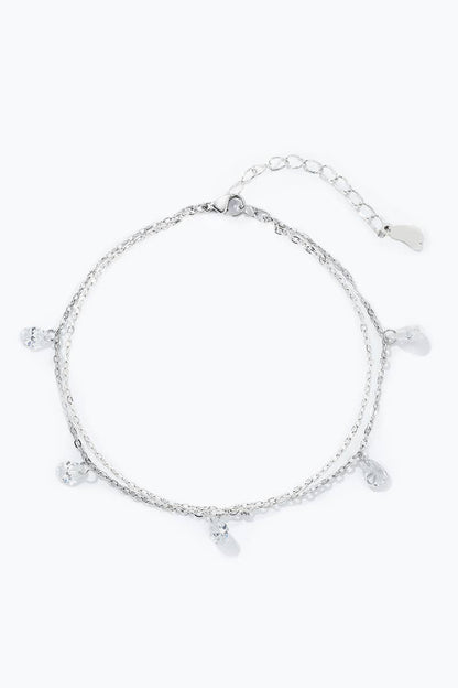 Stainless steel ankle chains 624AQ77