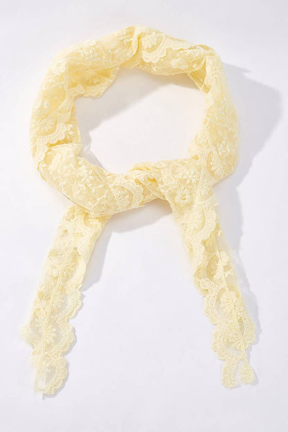 Viscose lace scarf FL300DF