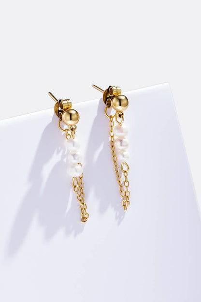 Stainless steel earrings 124AQ586