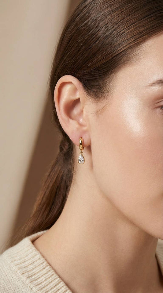 Stainless steel earrings 124AQ573