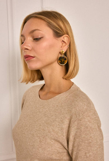 Stainless steel earrings 124RX190