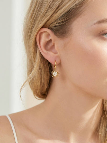 Stainless steel earrings 124AQ557