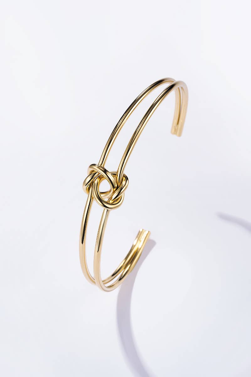 Stainless steel bangle bracelet 324AQ305