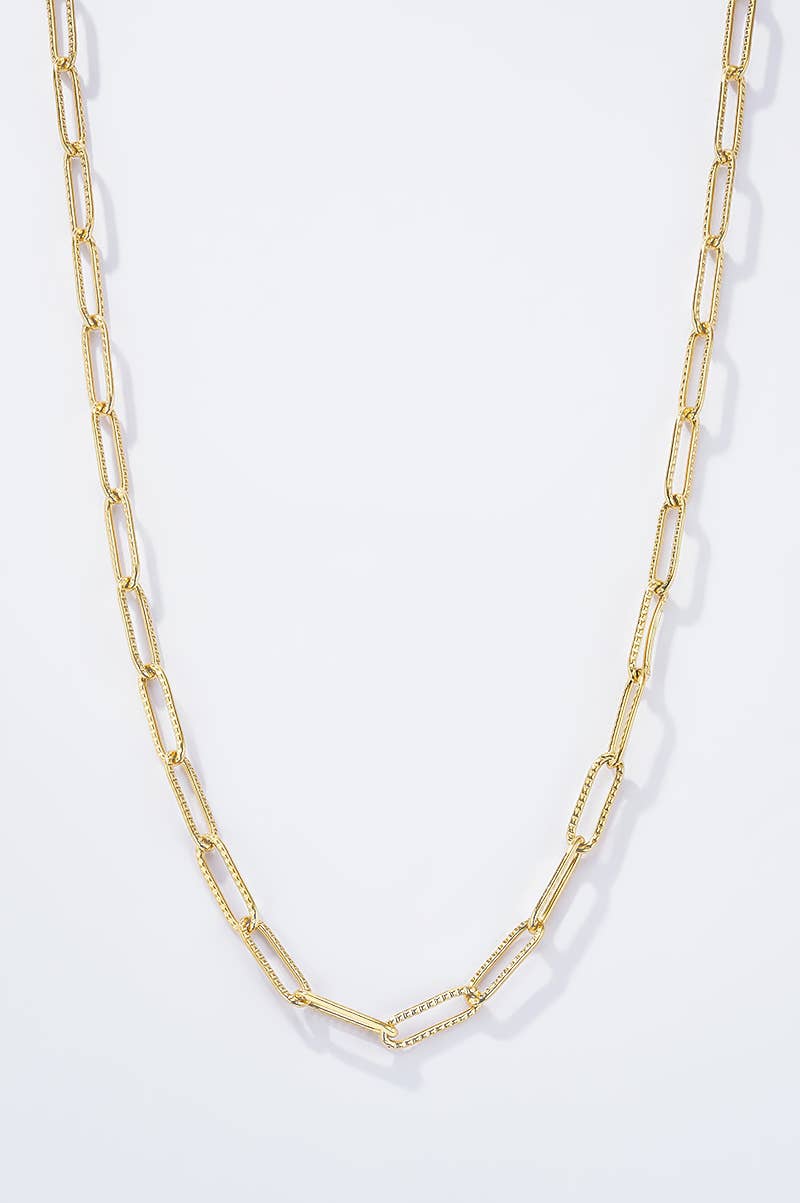 Stainless steel charm necklace 224CA57
