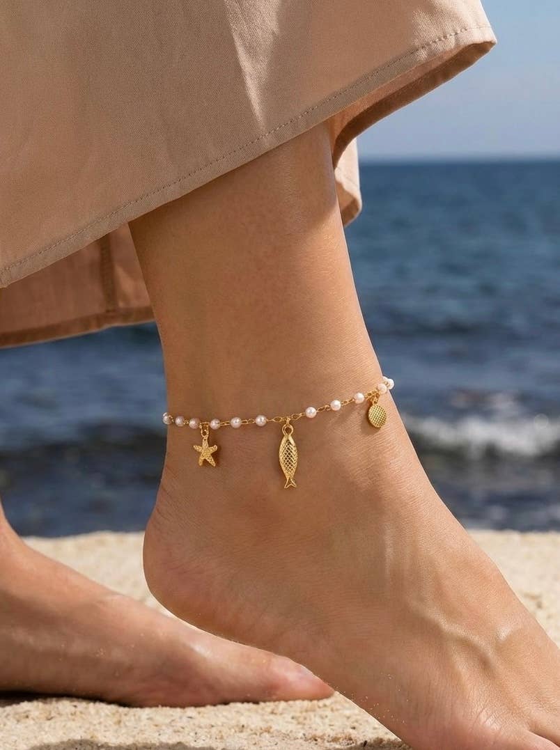 Stainless steel anklet 624RX38