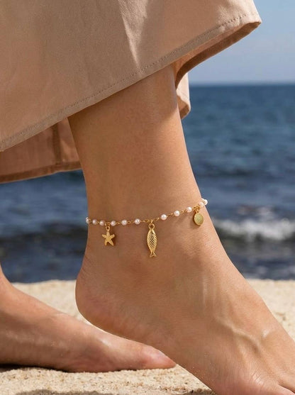 Stainless steel anklet 624RX38