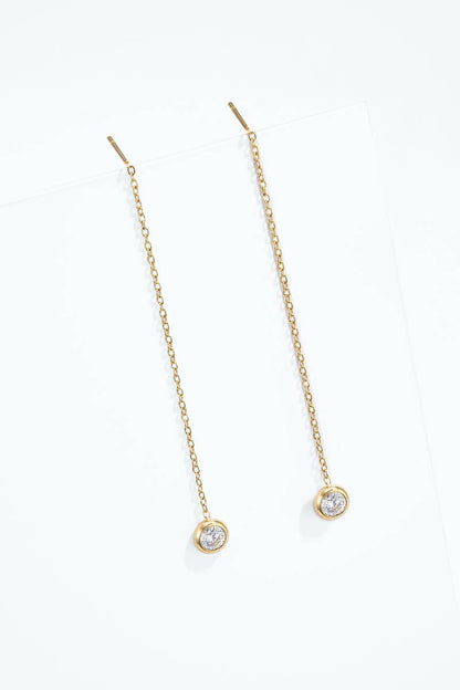 Stainless steel earrings 124AQ663