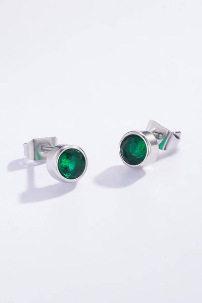 Boucles D'Oreilles Puces En Acier Inoxydable 124AQ121N129