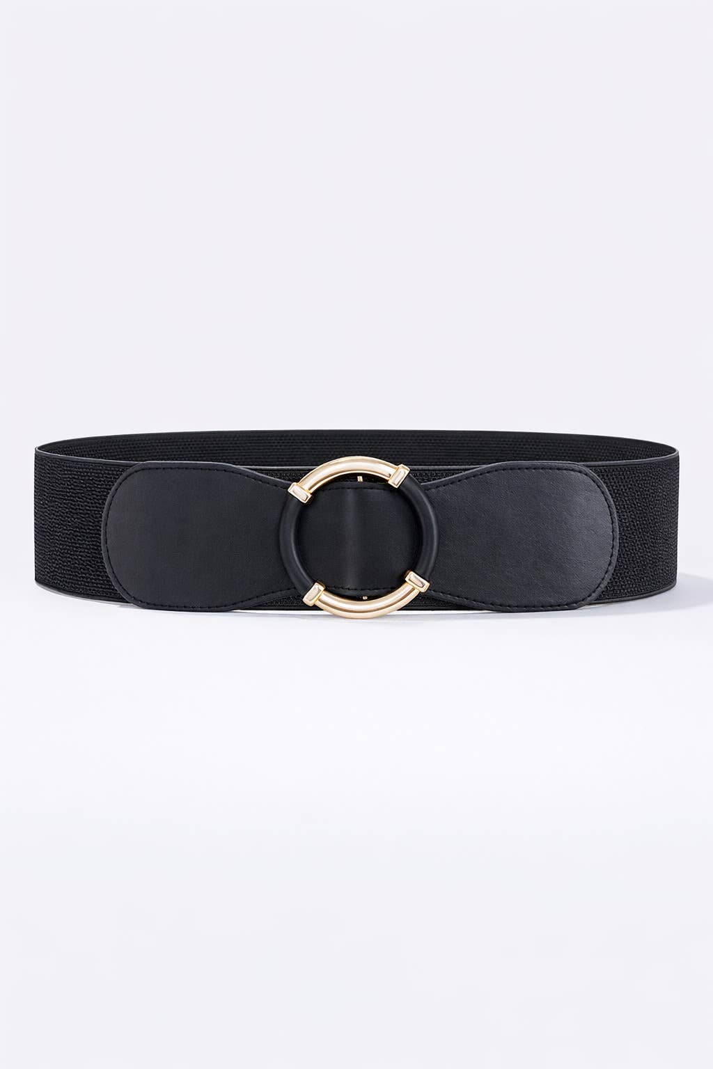 Wide faux leather belt CT38