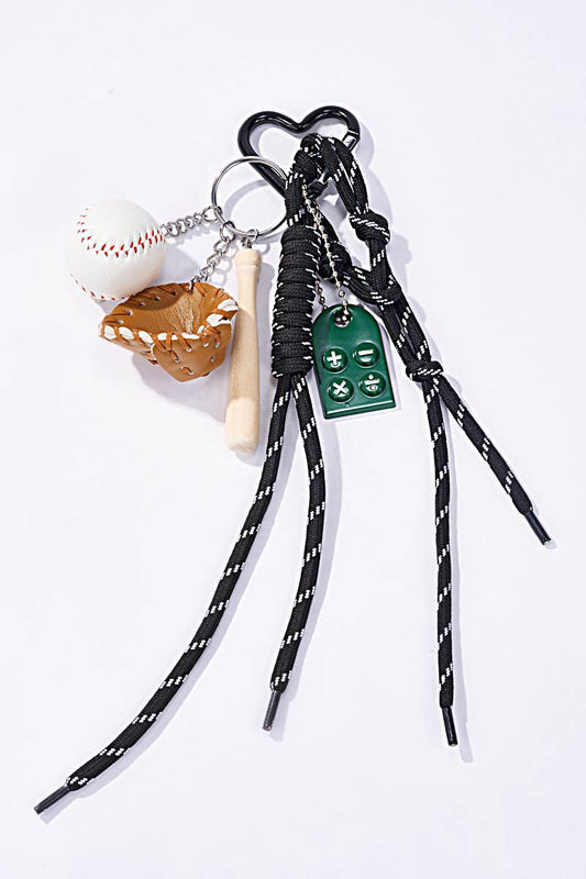 Baseball bag charm and keychain PC49