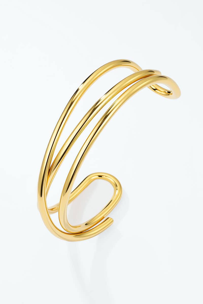 Bracelet jonc en acier inoxydable 324AQ523