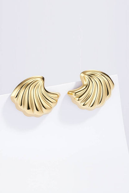 Stainless steel earrings 124AQ409