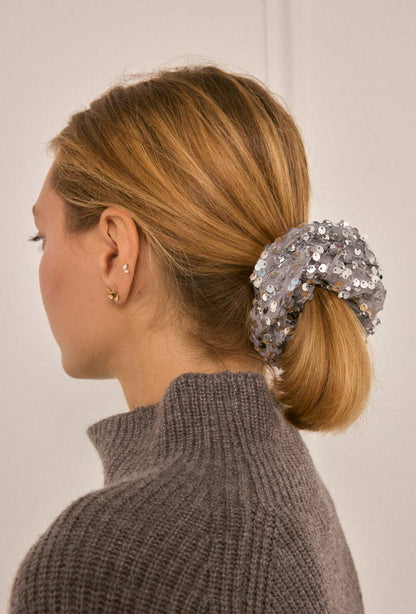 Sequin elastic scrunchie FQ93
