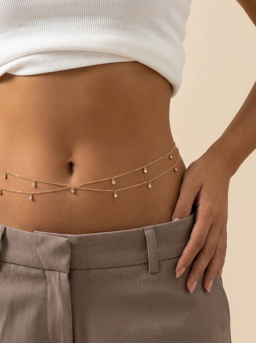 Stainless steel waist chain 524AQ21