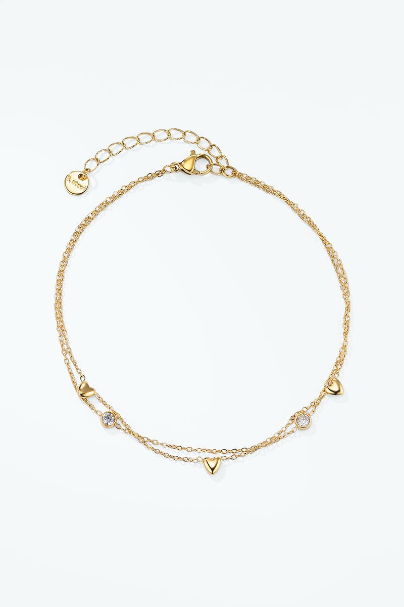 Stainless steel anklet 624AQ67