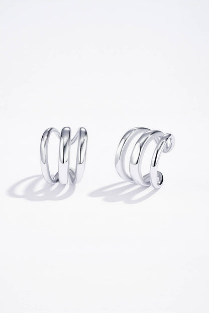 Stainless steel earrings 124AQ384