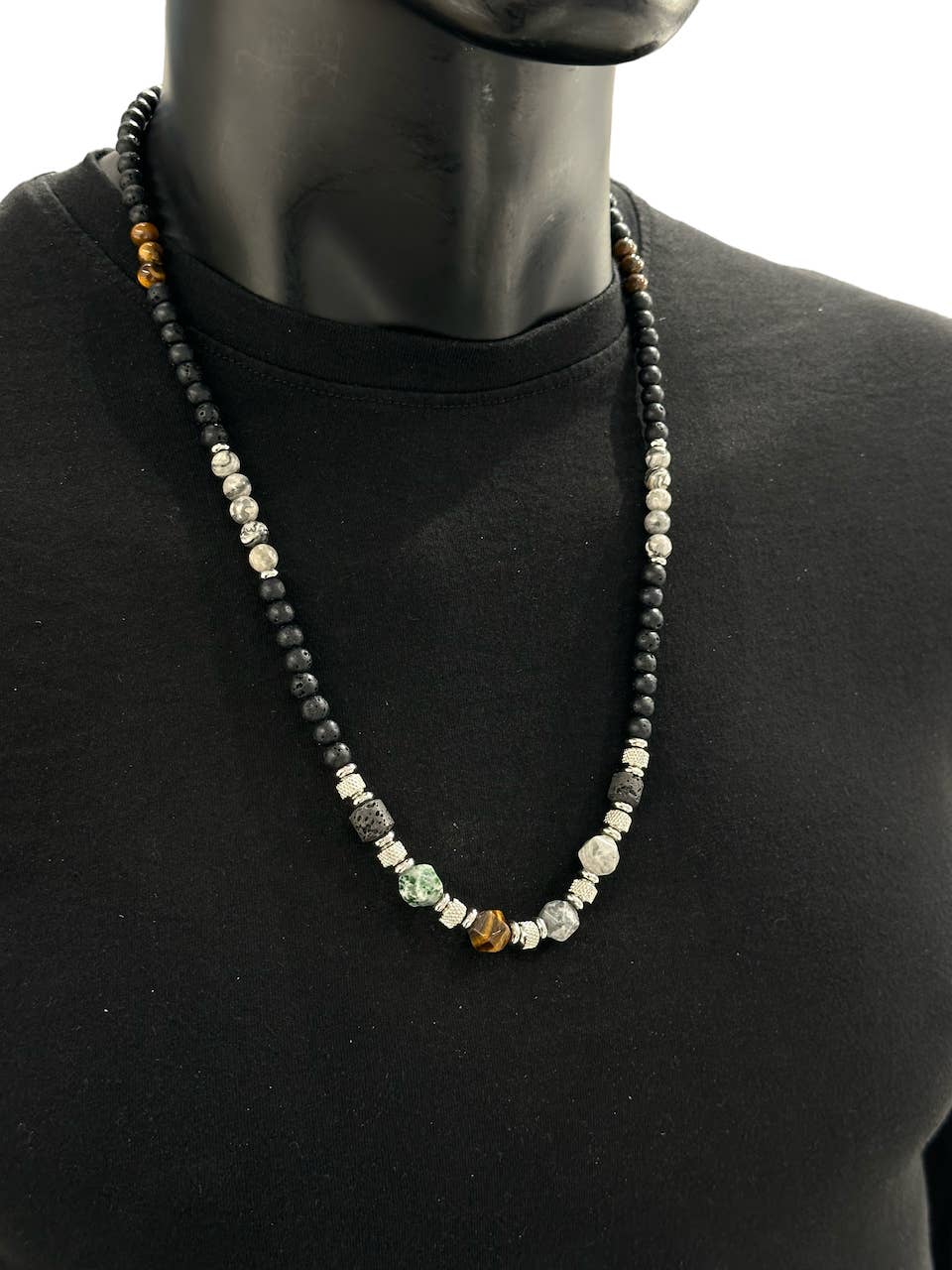 Natural stone necklace 224DS13