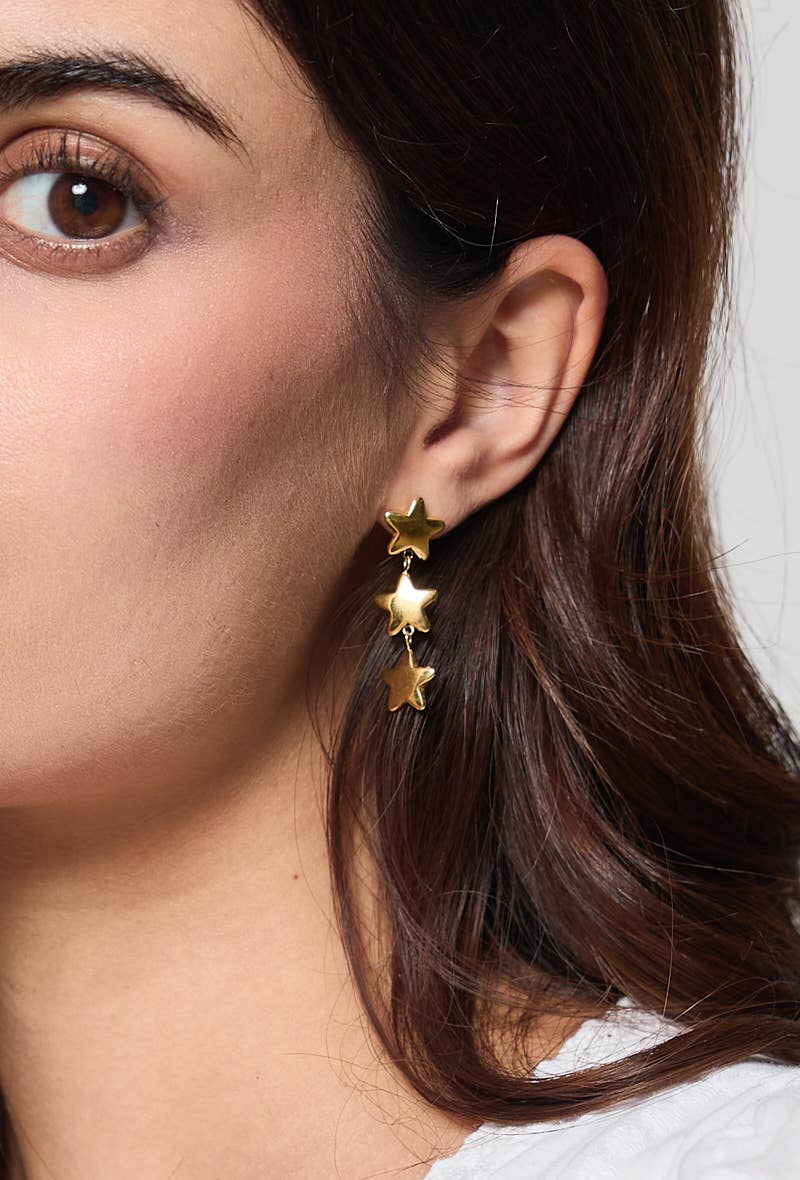 Boucles d'oreilles en acier inoxydable 124AQ302