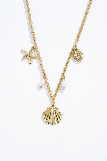 Stainless steel necklace 224RX69