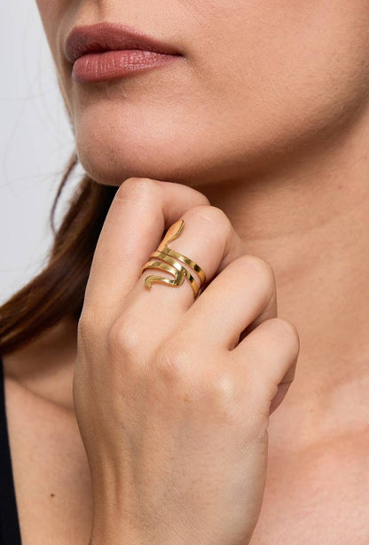 Bague serpent en acier inoxydable 424RX33