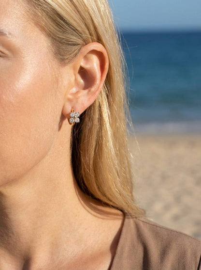 Stainless steel earrings 124AQ574