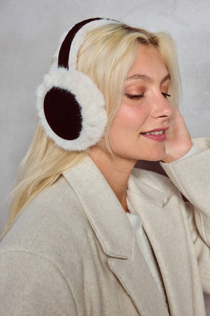 Faux fur earmuffs CC03