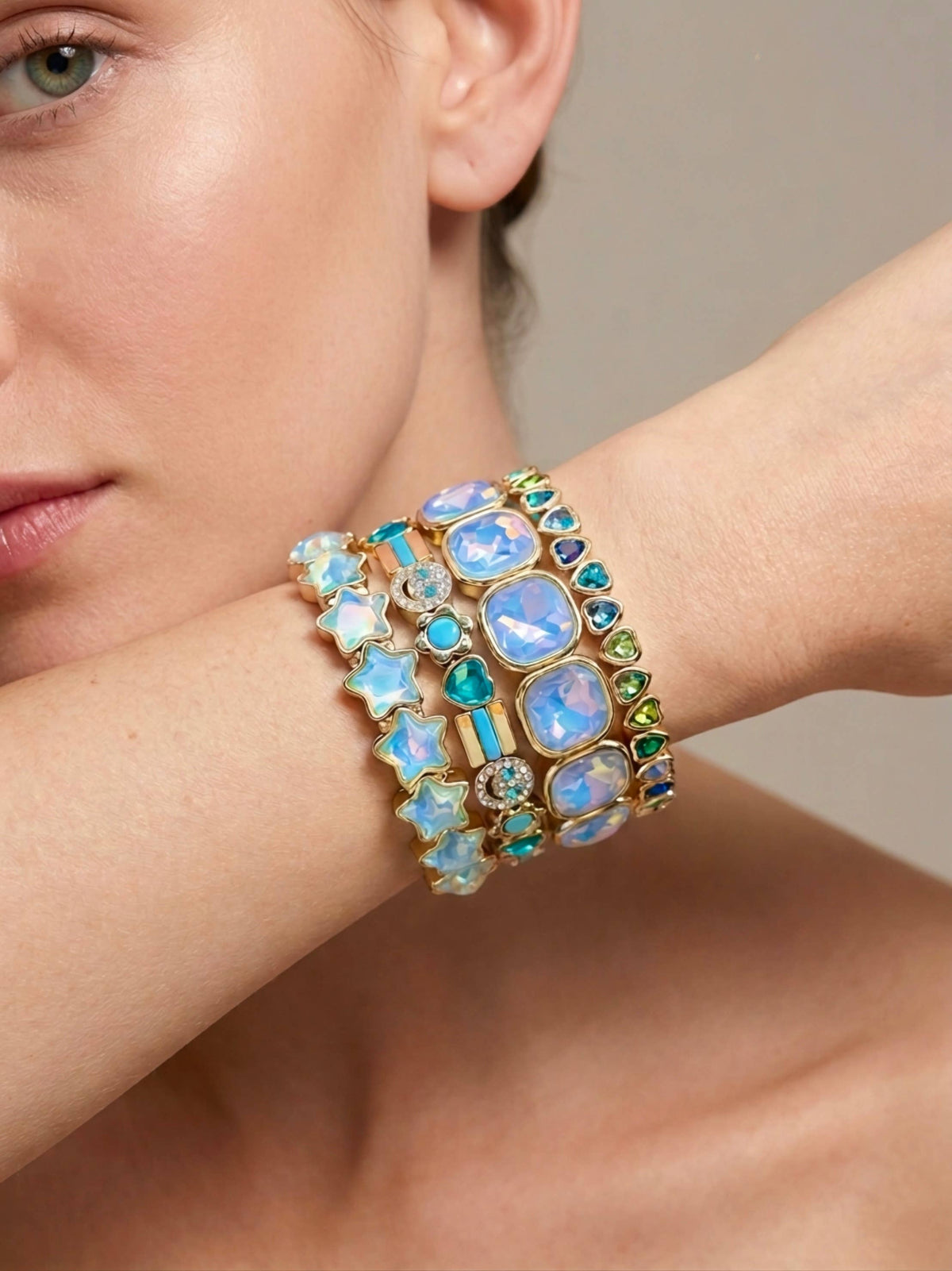 Bracelet colorés avec élastique 324CP05N