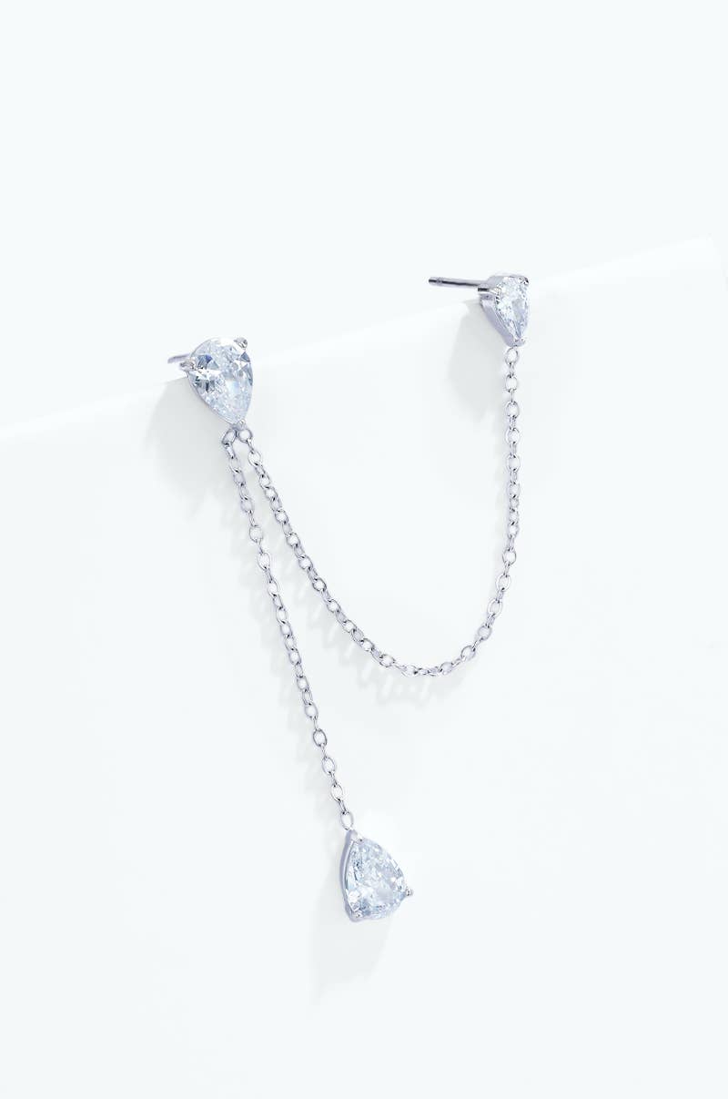 Stainless steel earrings 124AQ728