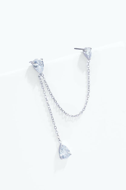 Stainless steel earrings 124AQ728