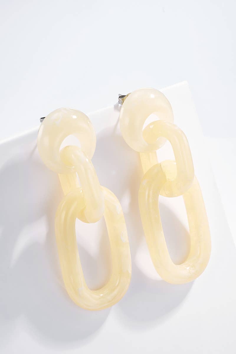 Boucles d'oreilles en acier inoxydable 124CP05