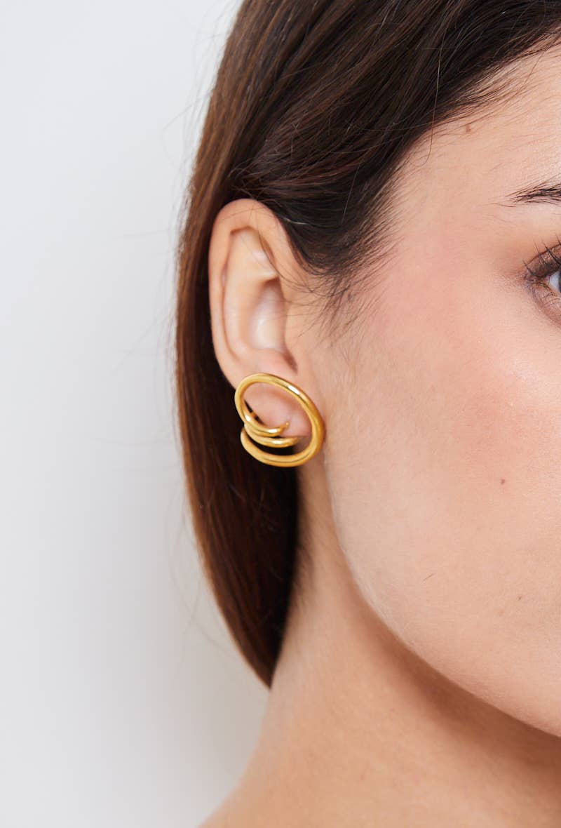 Stainless steel earrings 124DY62