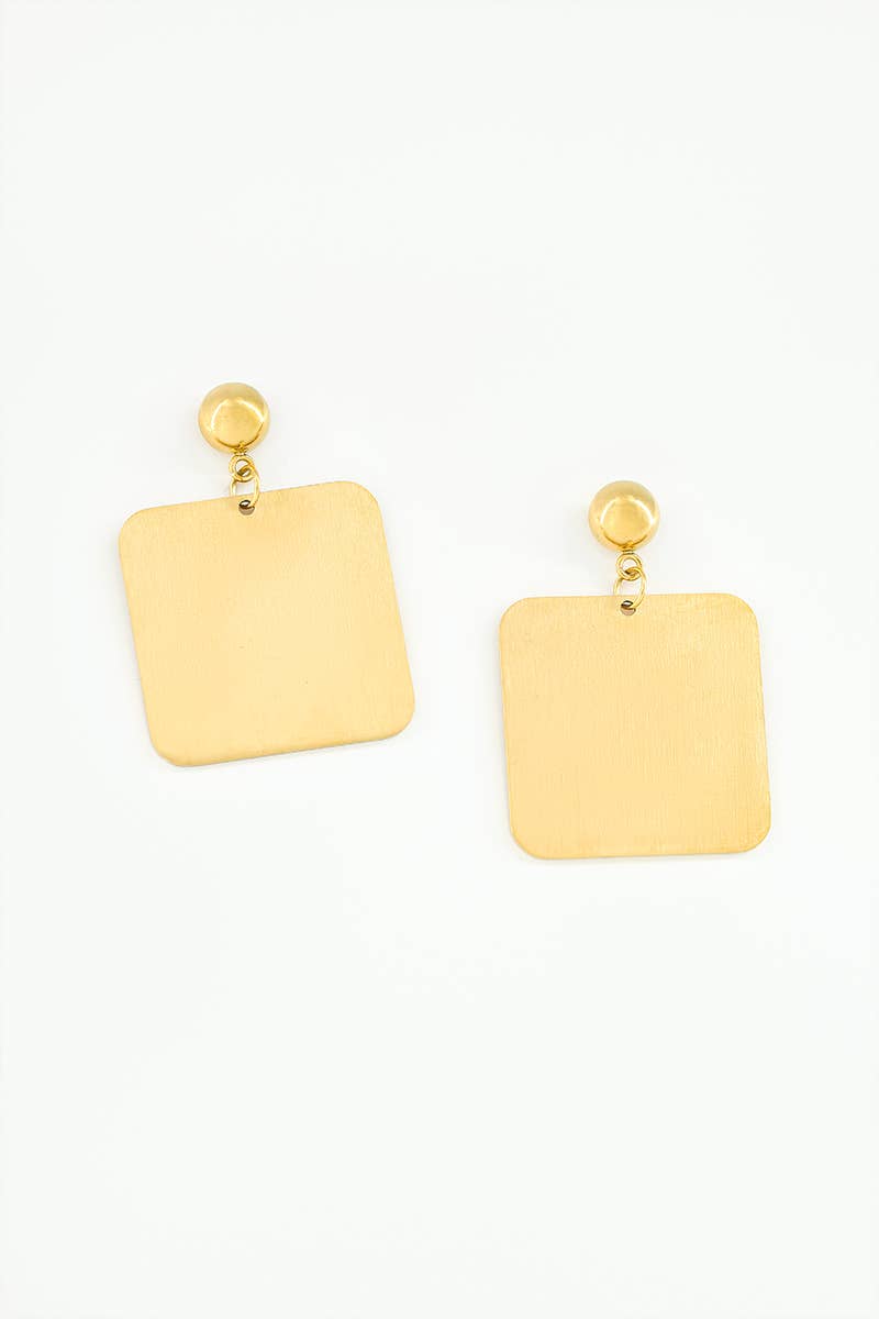 Boucles d'oreilles en acier inoxydable 124YC75